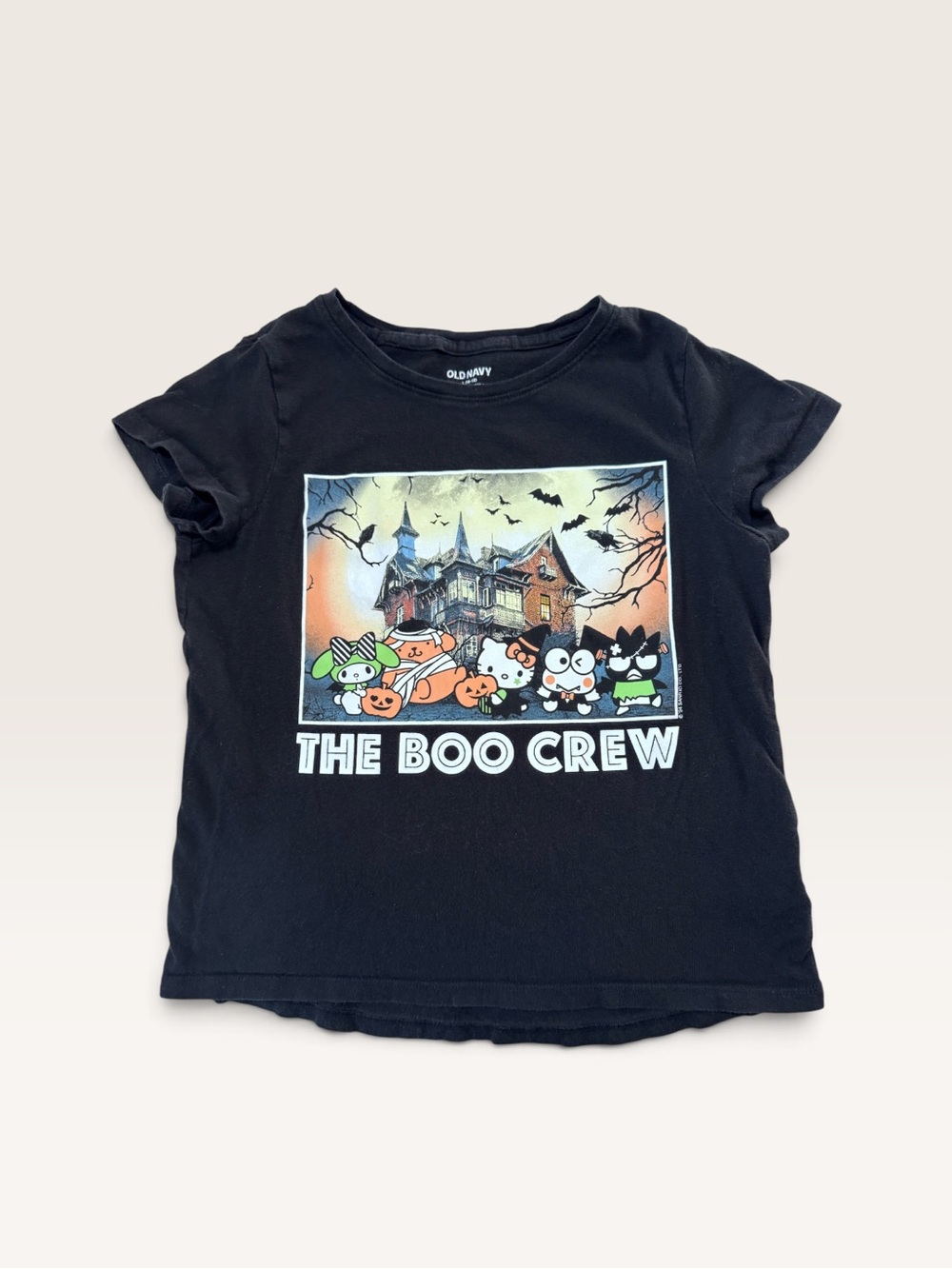 Old Navy Hello Kitty Sanrio The Boo Crew Halloween Graphic Tee Kids Large 10-12